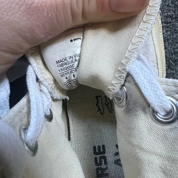 Comme Des Garçons Converse High Top Sneakers, size 6 - Picture 12 of 12
